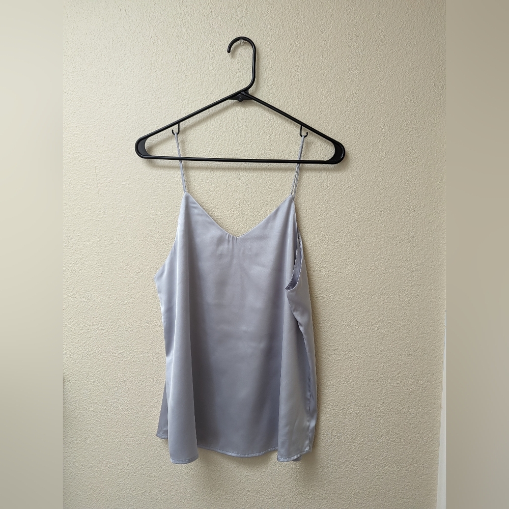 Gray Silk Tank top